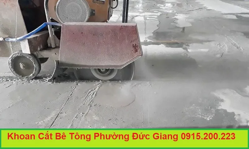 Khoan Cắt Bê Tông Phường Đức Giang