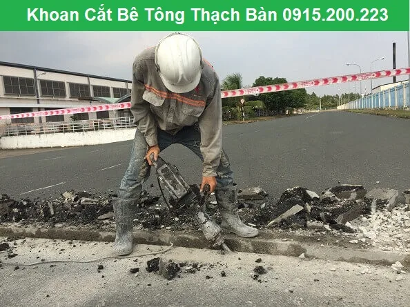 Khoan Cắt Bê Tông Phường Thạch Bàn