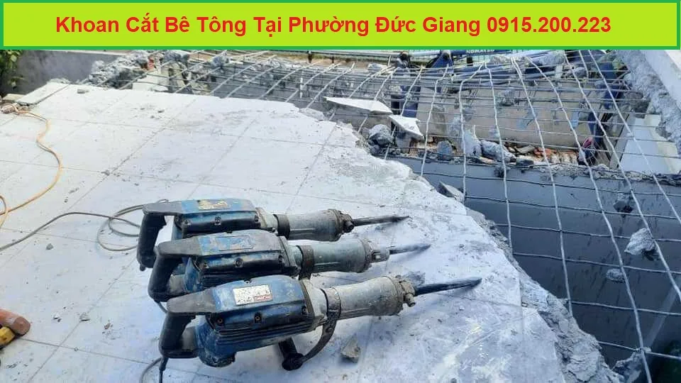 Khoan Cắt Bê Tông Phường Đức Giang