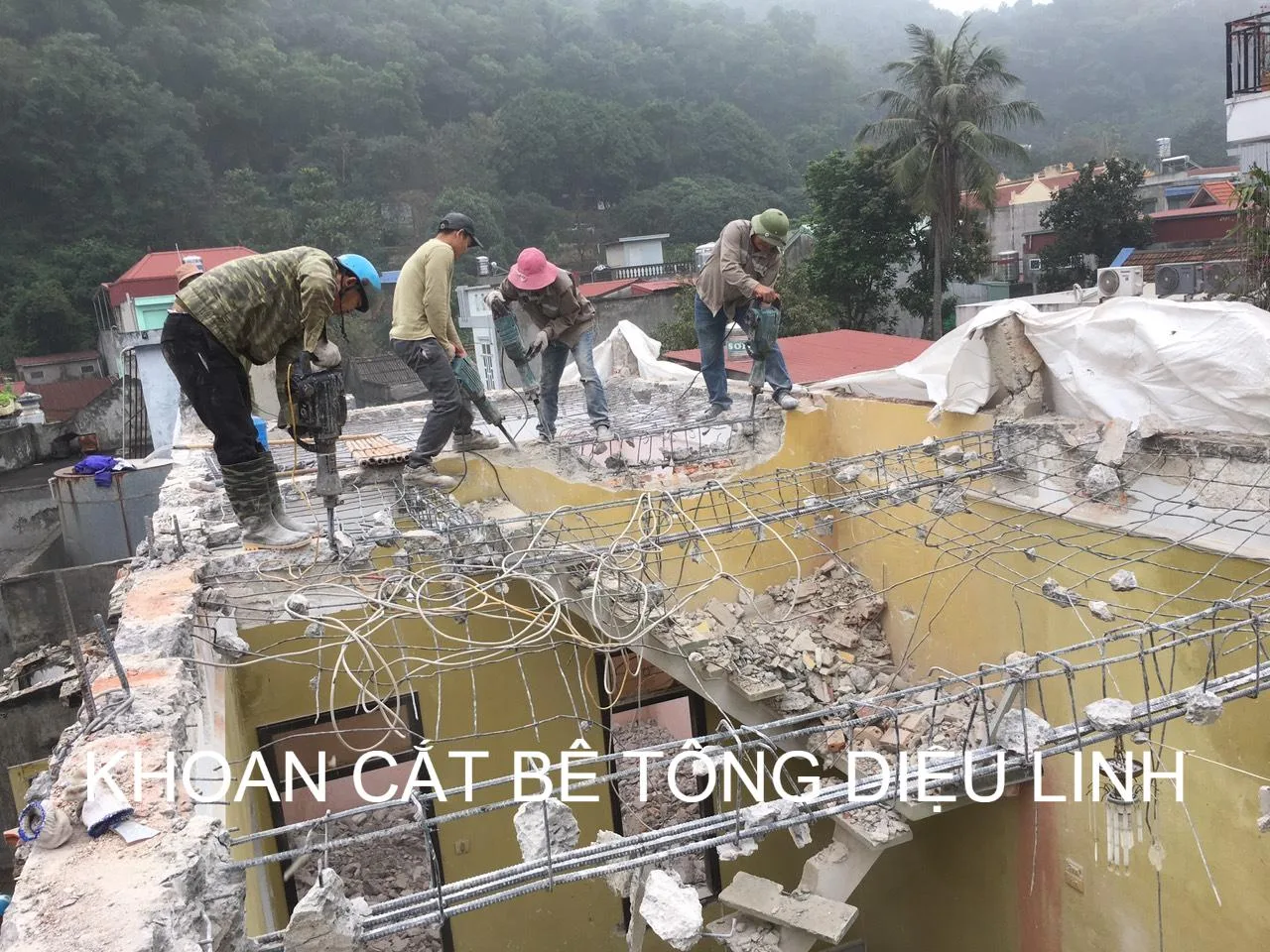 Dịch vụ Đục Phá Bê Tông Không Gây Rung Lắc - Hoàn Kiếm