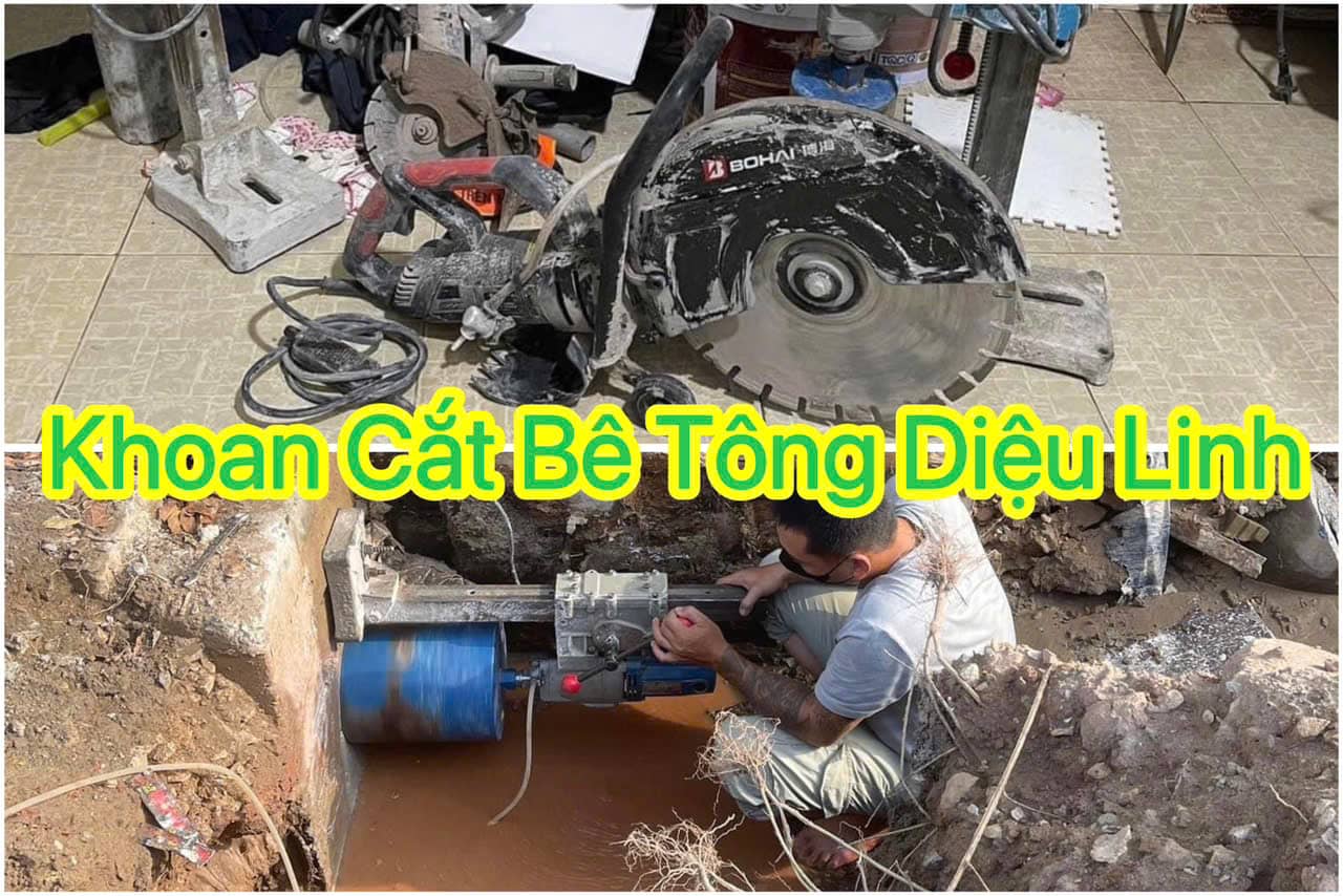 khoan cắt bê tông diệu linh