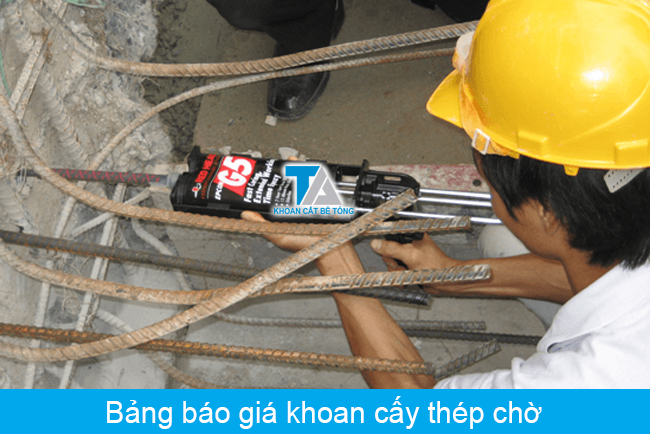 Khoan Cấy Thép Chờ Tại Quận Nam Từ Liêm