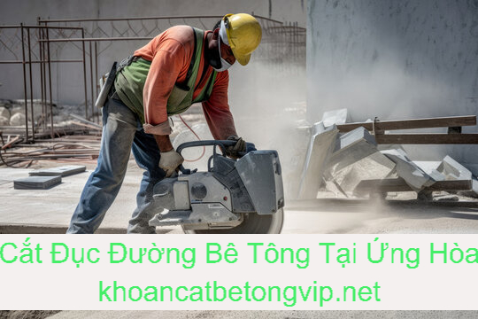 Cắt Đục Đường Bê Tông Tại Huyện Ứng Hòa Cắt Đục Đường Bê Tông Tại Huyện Ứng Hòa
