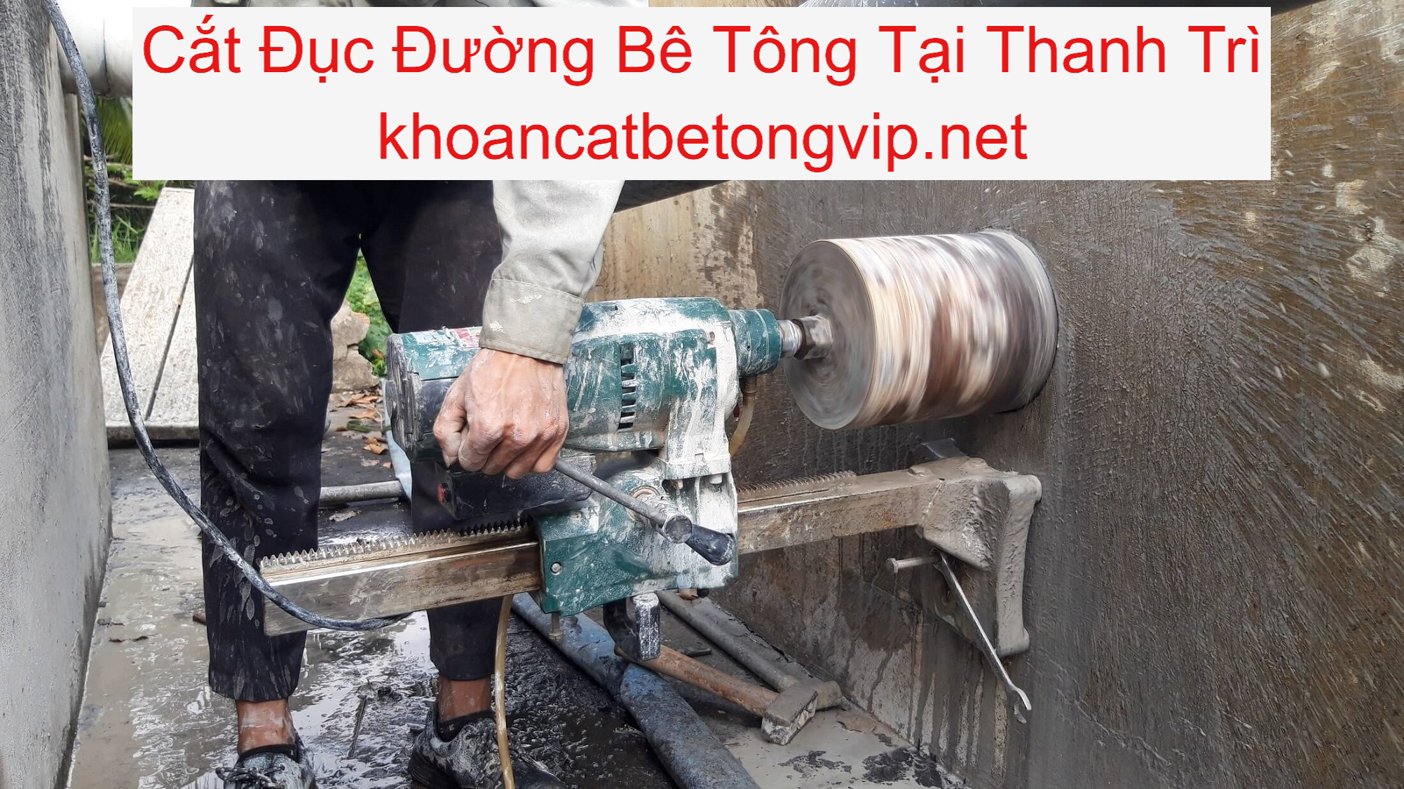 Cắt Đục Đường Bê Tông ở Thanh Trì Cắt Đục Đường Bê Tông ở Thanh Trì