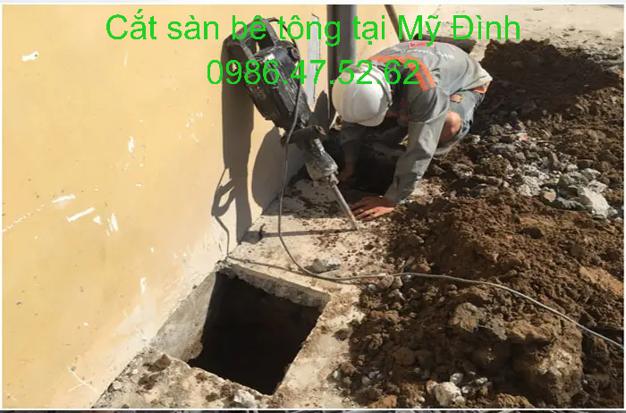 Cắt sàn bê tông mỹ đình Cắt sàn bê tông mỹ đình