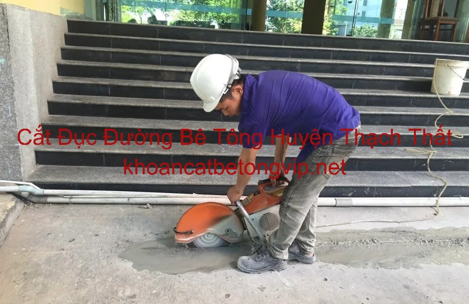 Cắt Đục Đường Bê Tông Tại Thạch Thất Cắt Đục Đường Bê Tông Tại Thạch Thất
