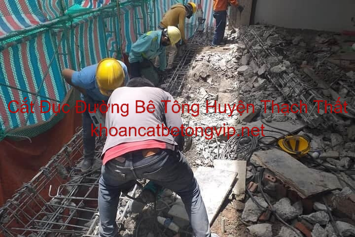Cắt Đục Đường Bê Tông Thạch Thất Cắt Đục Đường Bê Tông Thạch Thất
