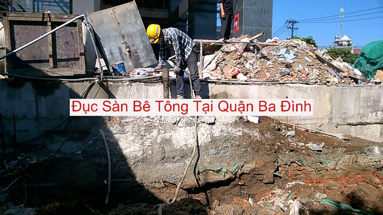 Đục Sàn Bê Tông Ba Đình