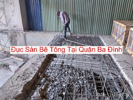 Đục Sàn Bê Tông Tại Quận Ba Đình