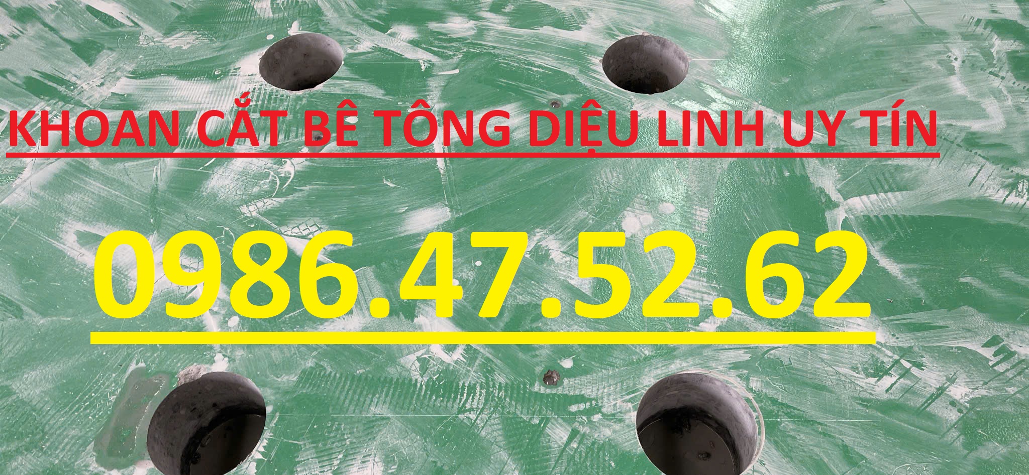 Khoan cắt bê tông Diệu Linh