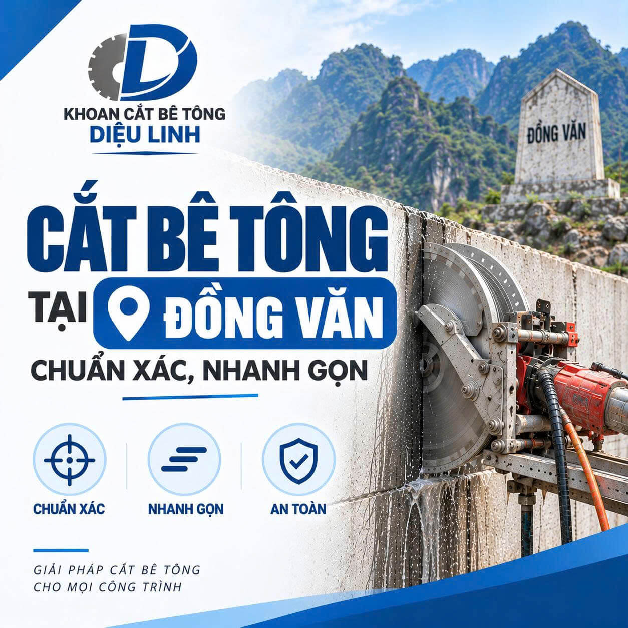 khan cắt bê tông diệu linh