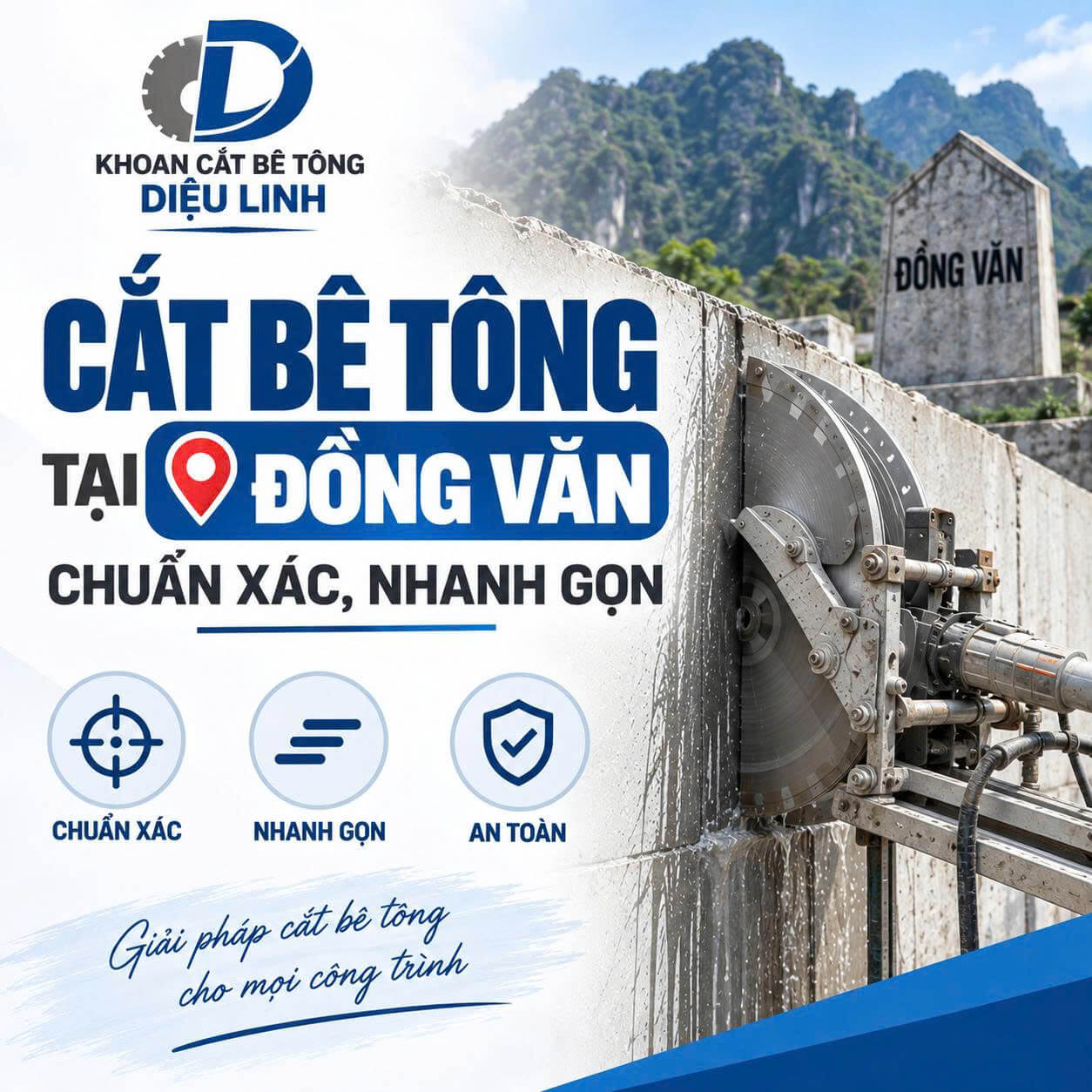 Cắt Bê Tông Tại Đồng Văn