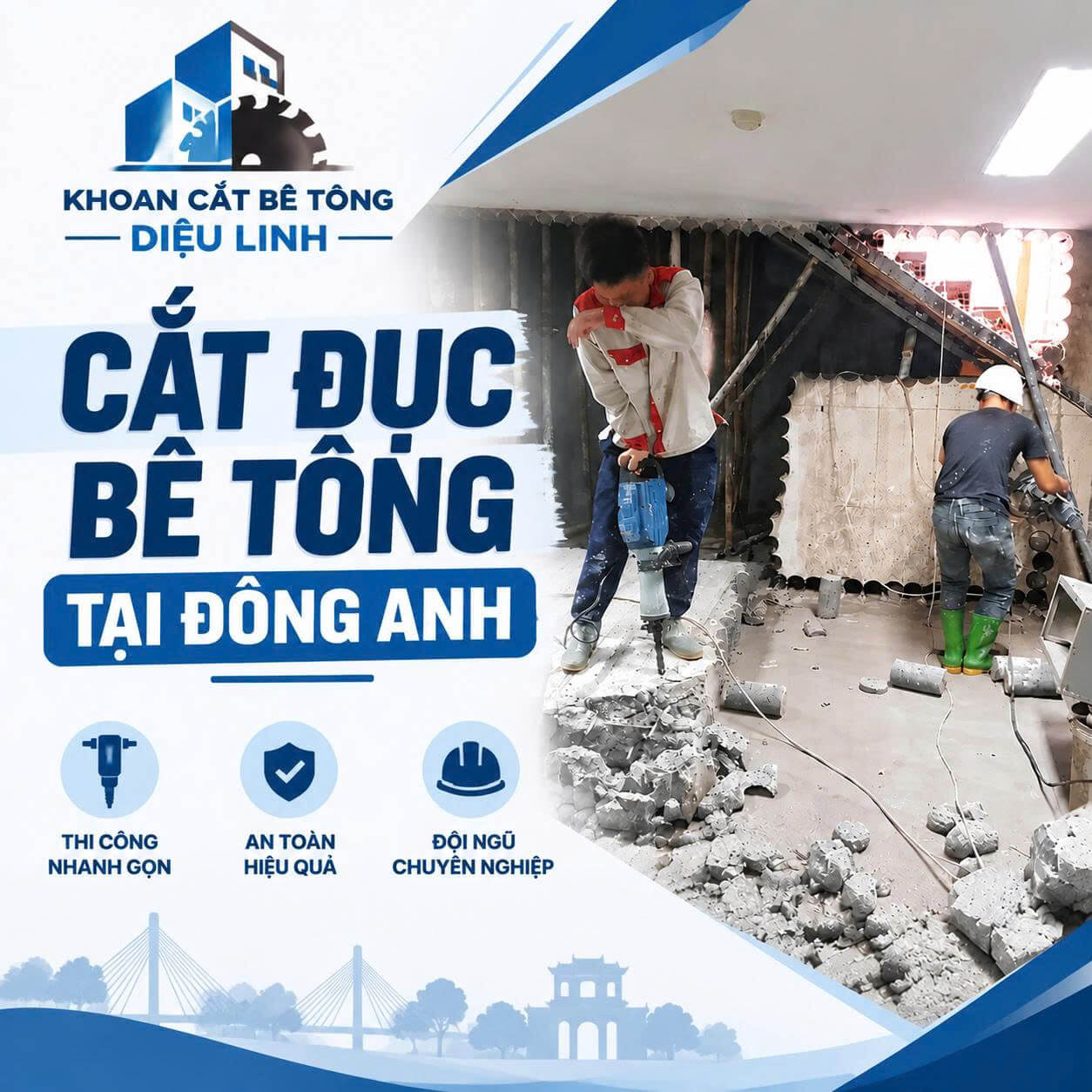Cắt Đục Bê Tông