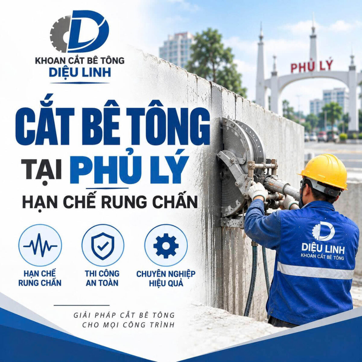 Khoan cắt bê tông Diệu Linh