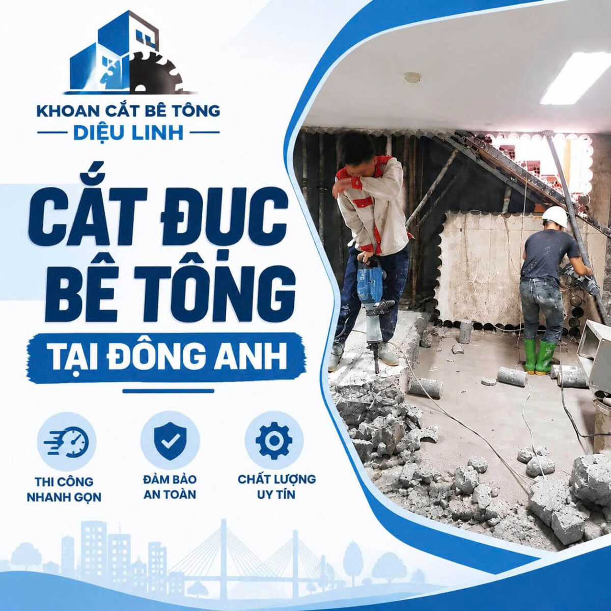 khoan cắt bê tông diệu linh